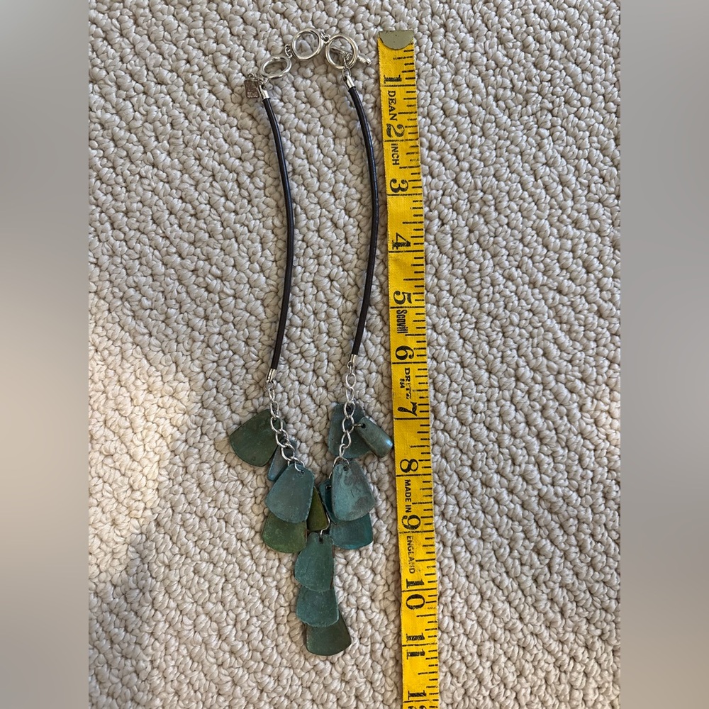 RJM SoHo Green Stone Necklace